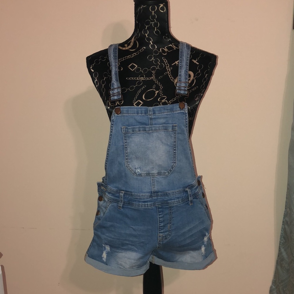 Overall Shorts